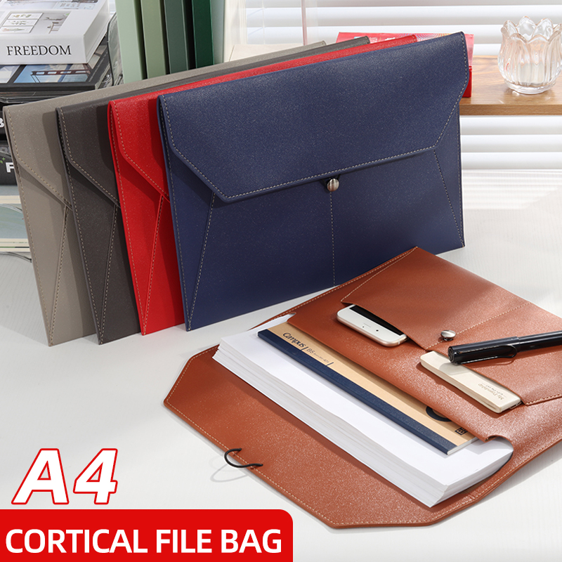 Leather Work Folder - Деловая кожаная сумка для файлов формата