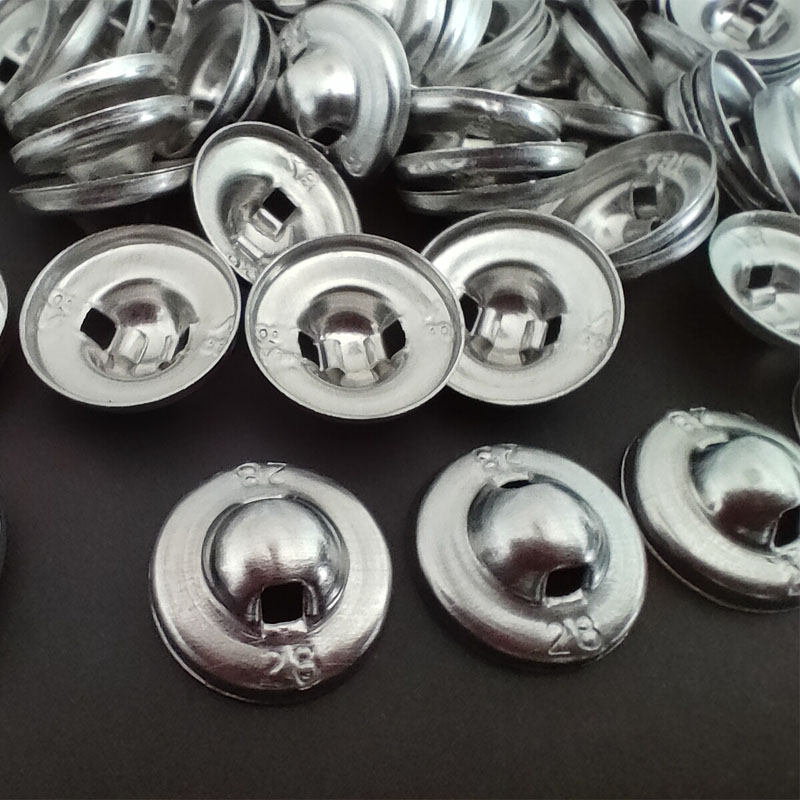 Leatherwork Eyelets - 500 шт. металлических пуговиц с тканевым