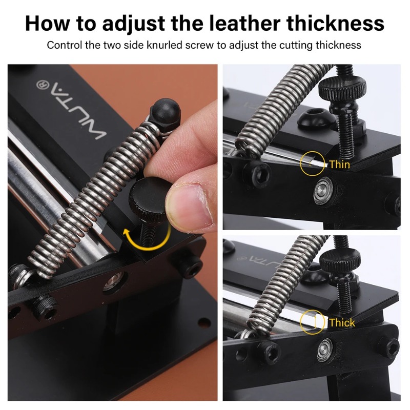 Большой ручной станок для утон – обзор и цена Skiver Leather Thin