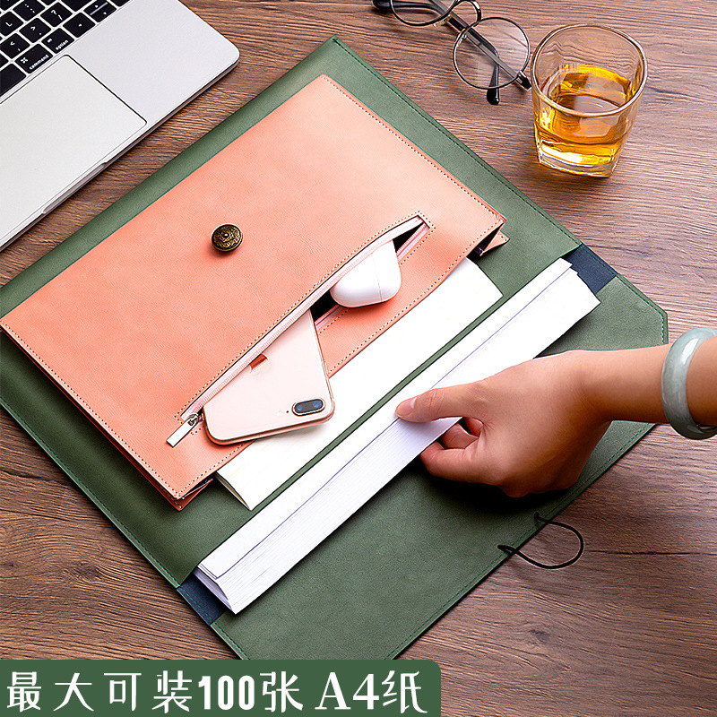 Кожаная сумка для файлов А4, б – обзор и цена Leather Work Folder