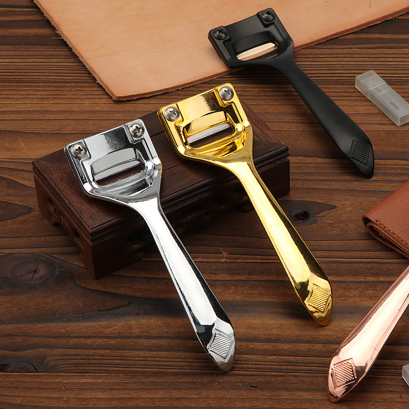 Металлический нож для обрезки  – обзор и цена Skiver Leather Thin