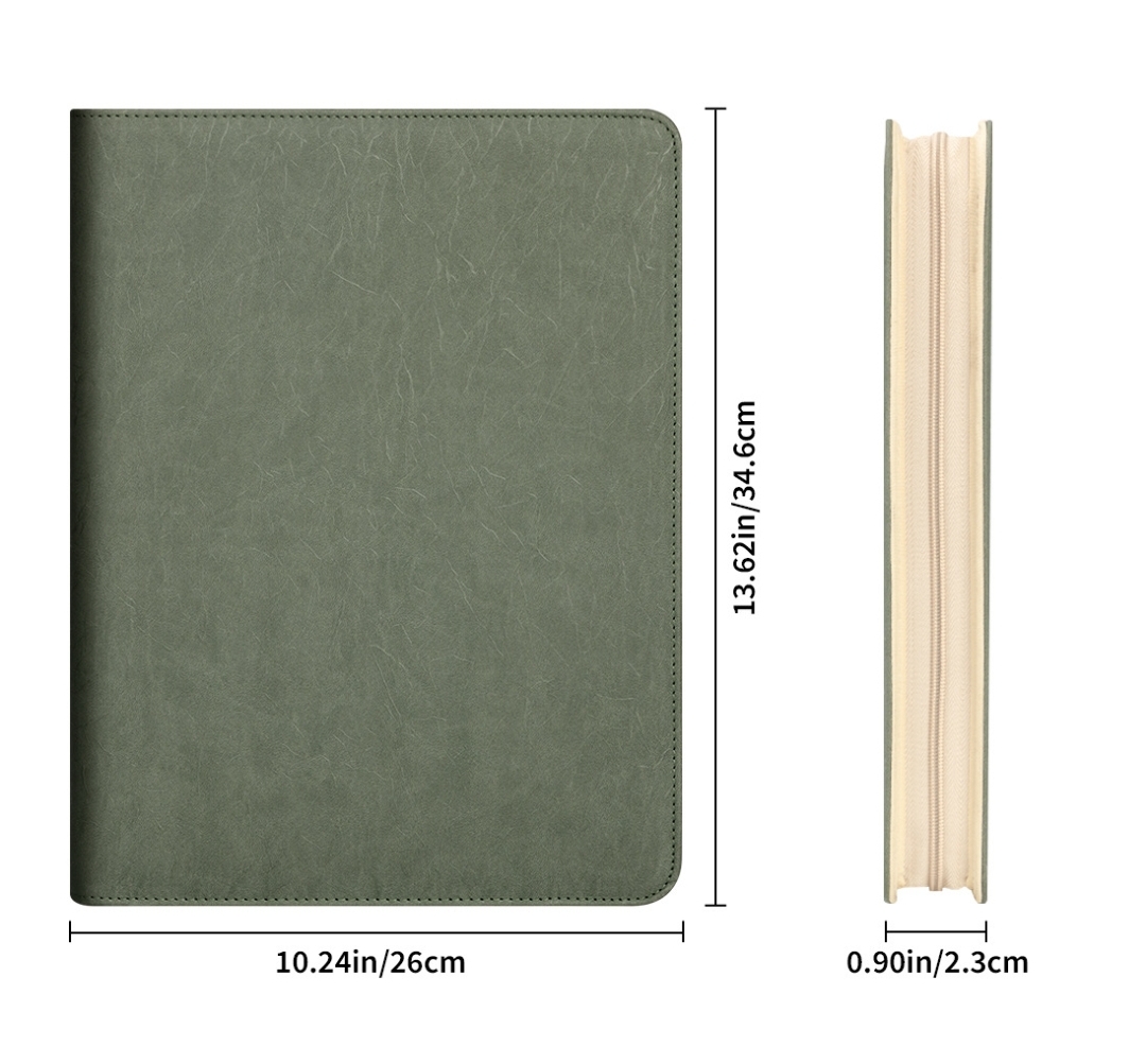 Новая папка-папка А4 на молнии – обзор и цена Leather Work Folder