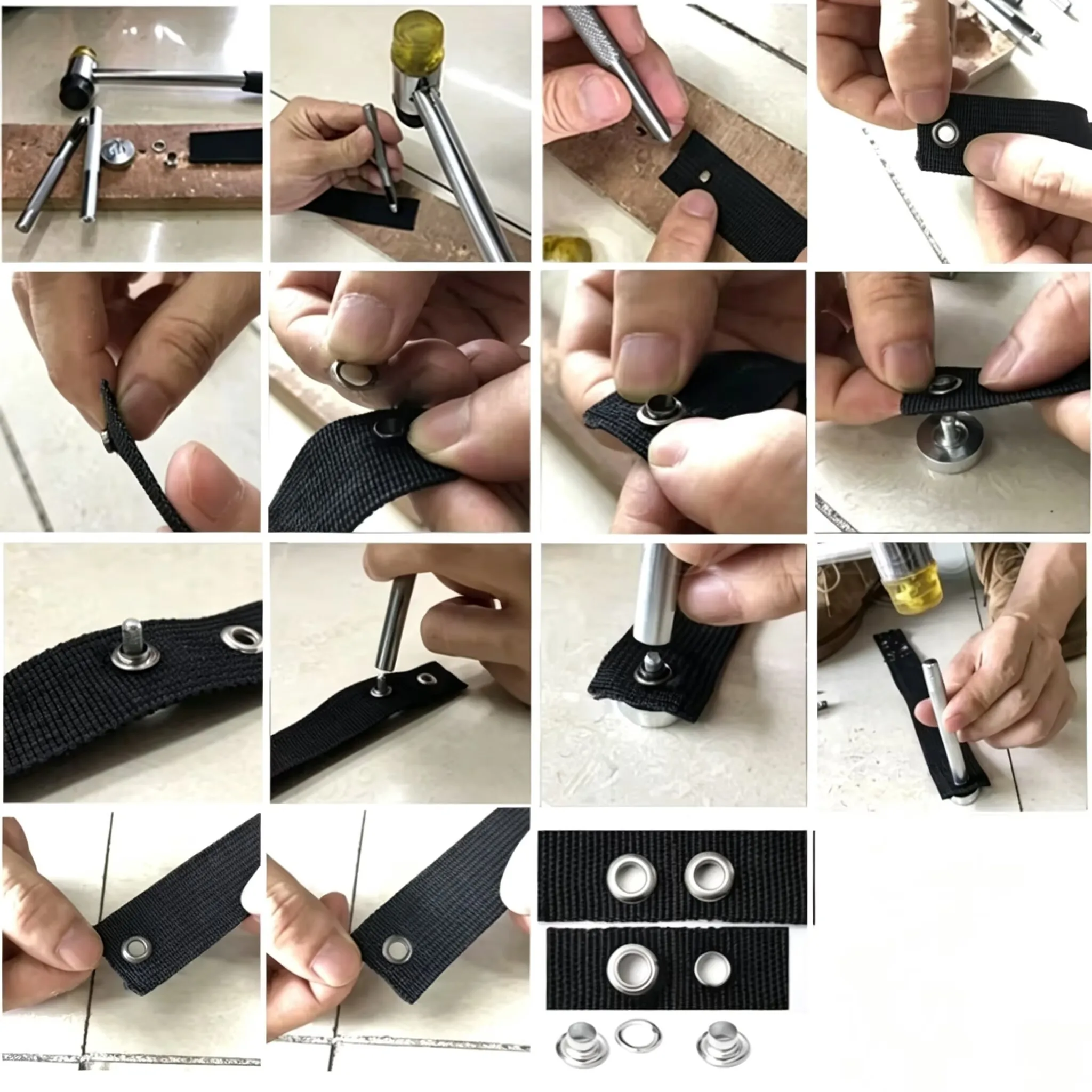 100 комплектов металлических л – обзор и цена Leatherwork Eyelets