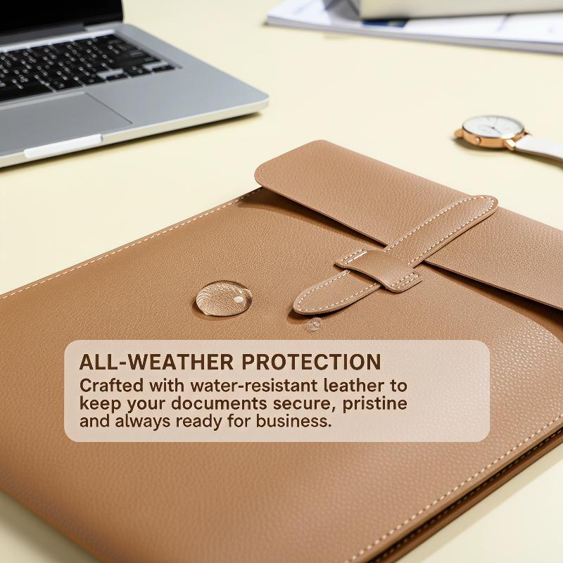 Папка для документов А4 из пре – обзор и цена Leather Work Folder