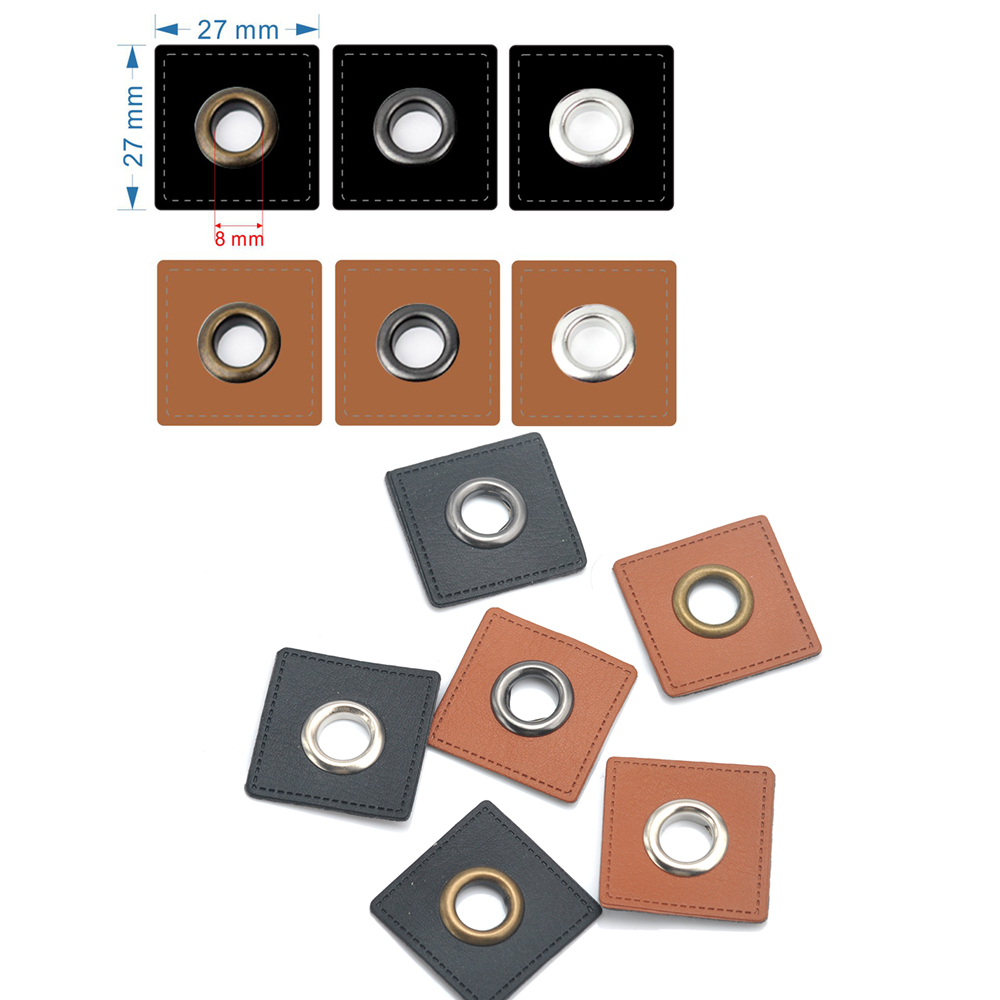 30 шт./лот 27/37 мм квадратные – обзор и цена Leatherwork Eyelets